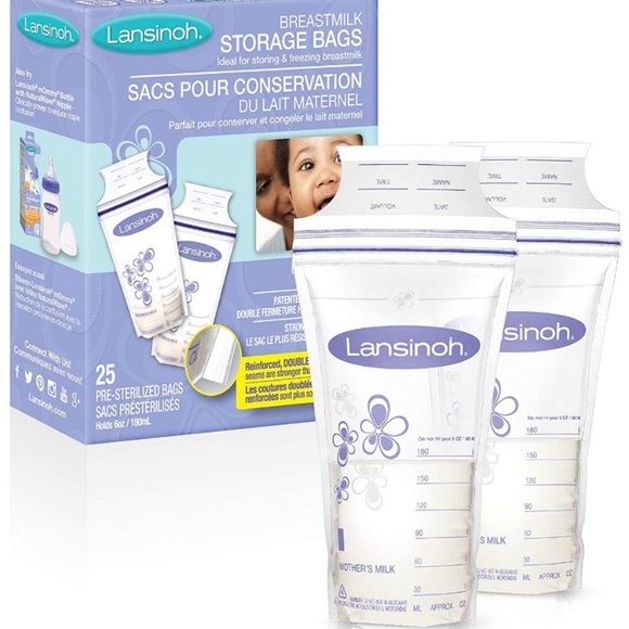 Lansinoh Breastmilk Storage Bags 2 Packages - Picture 3 of 12